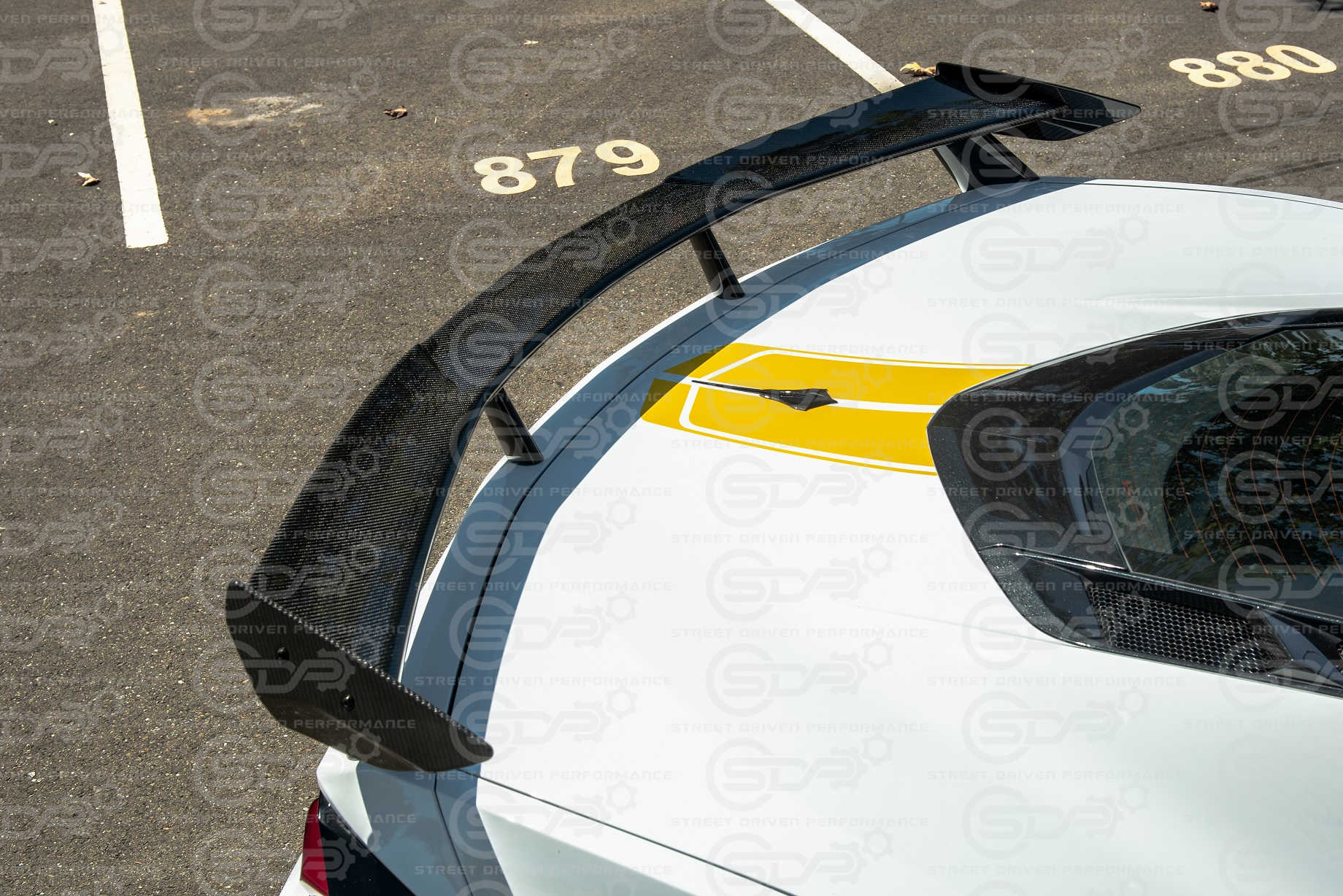 2020+ Corvette C8 Stingray & Z51 | Next Gen CARBON FIBER Rear Trunk Lid High Wing Spoiler